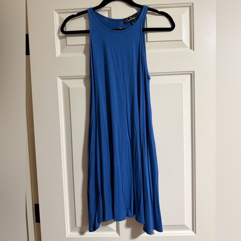 Lulu's Vibrant Blue Sleeveless Top
